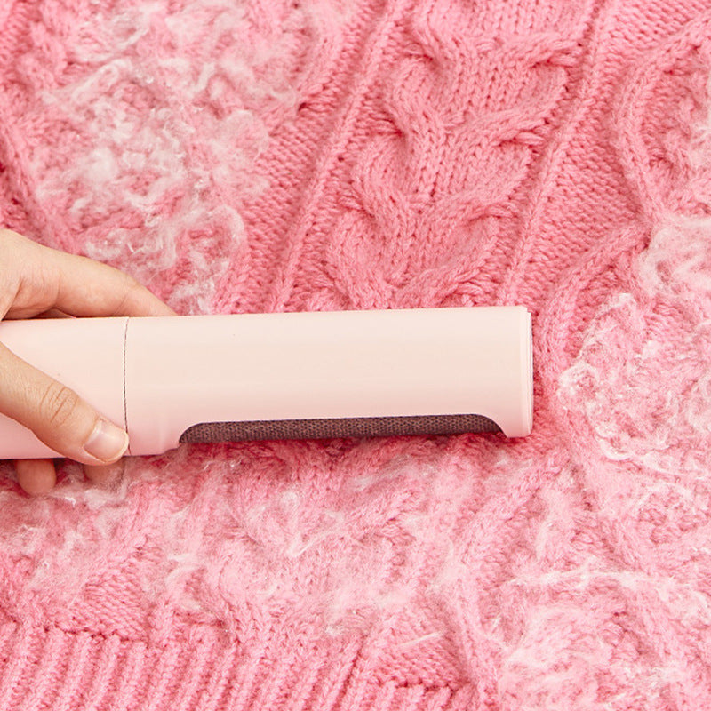 Brosse anti-poils d'animaux réutilisable 2 en 1 – Rouleau anti-peluches autonettoyant