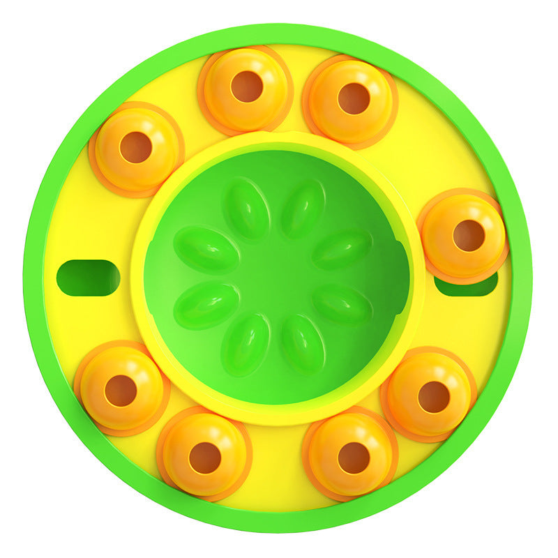 Jouet puzzle et mangeoire lente pour chien – Stimulateur de QI interactif