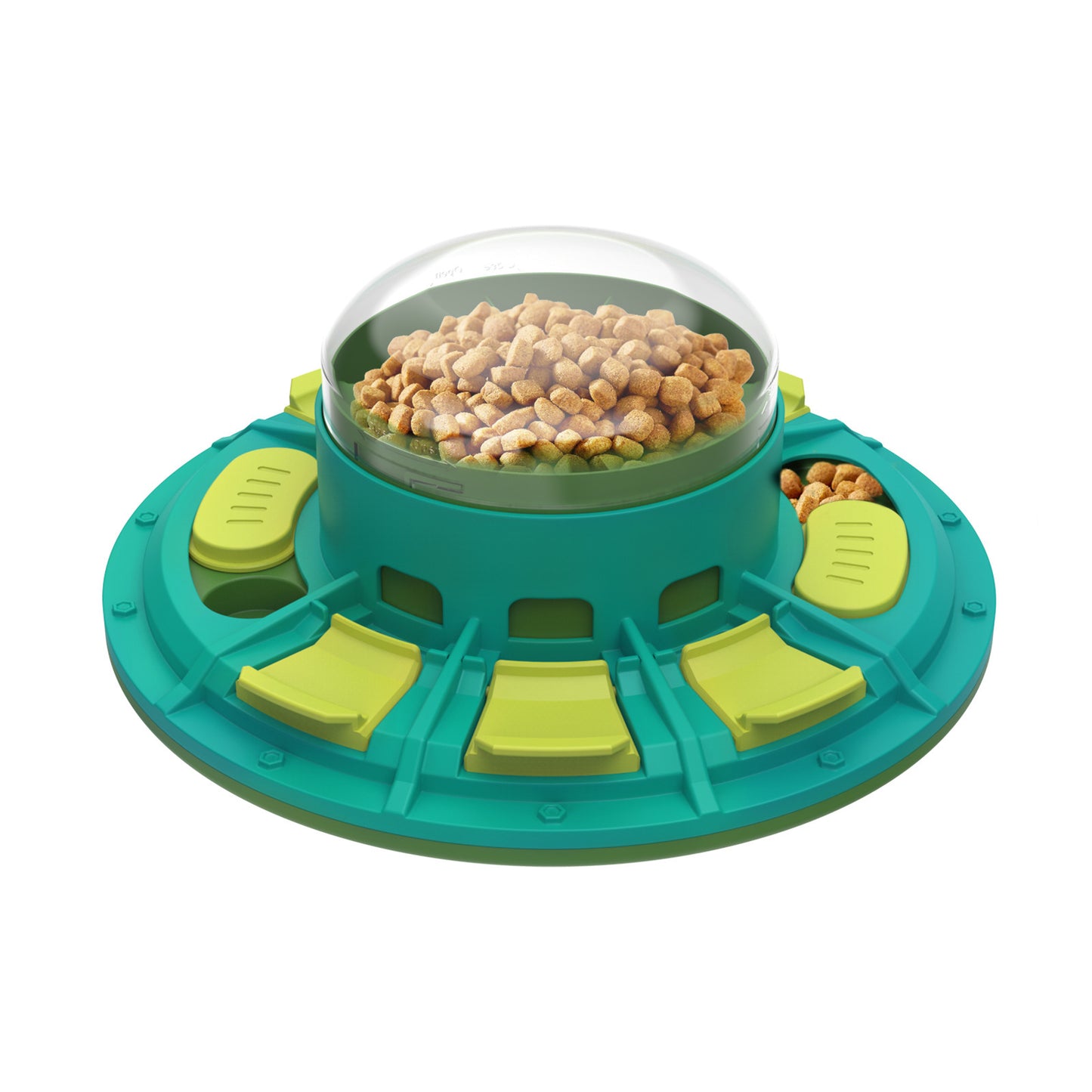 Jouet interactif pour chien â Stimulateur de QI et distributeur d'aliments lents