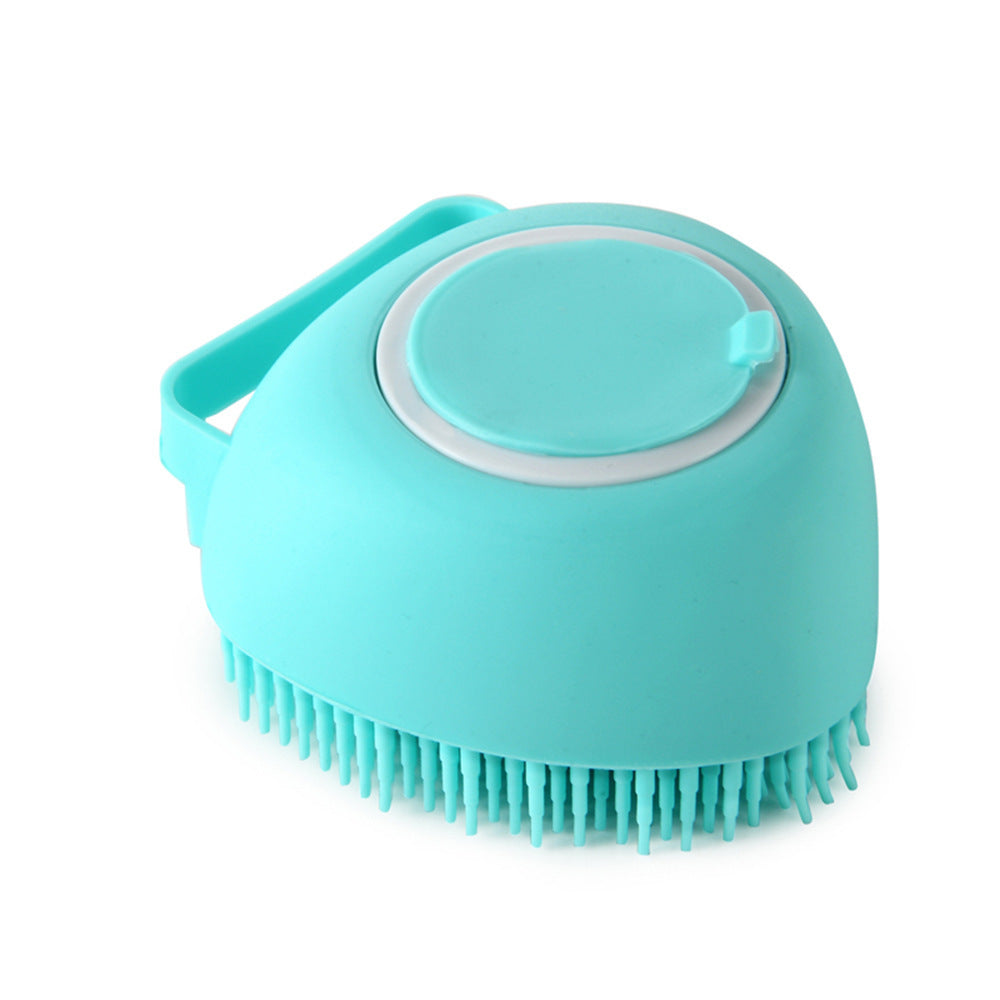 Gants de bain en silicone pour chien 🧼 Brosse de massage pour animaux de compagnie avec distributeur de shampoing 🐶🐱