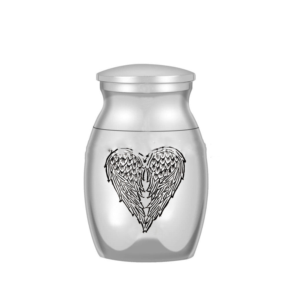 🌈 Pet Ashes Keepsake Jar with Angel Wings