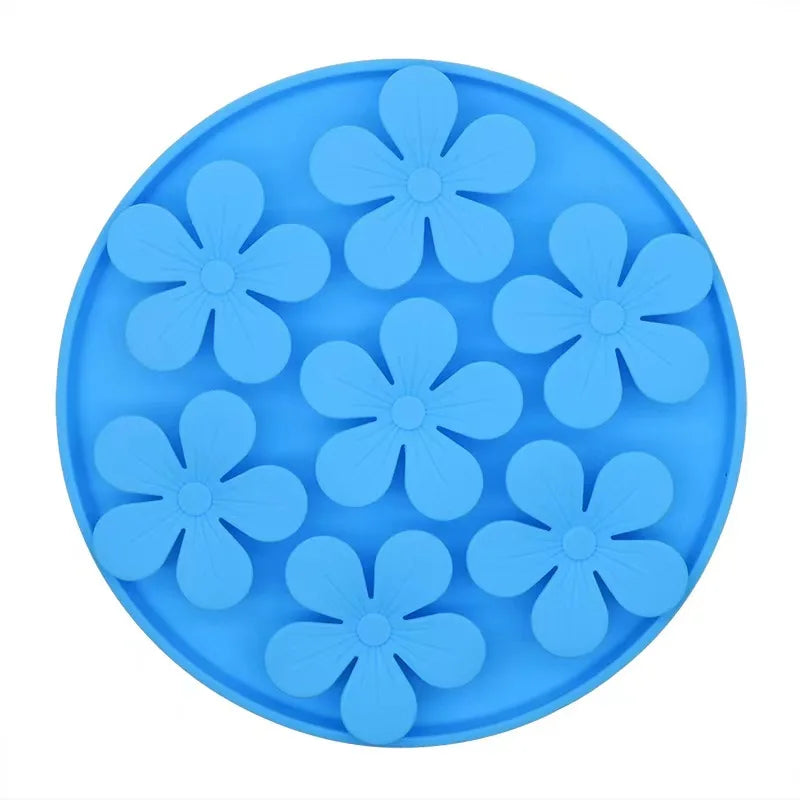 🐾 Slow Feed Silicone Mat for Dogs & Cats – Suction Cup Slow Feeder & Treat Dispenser 🍽️