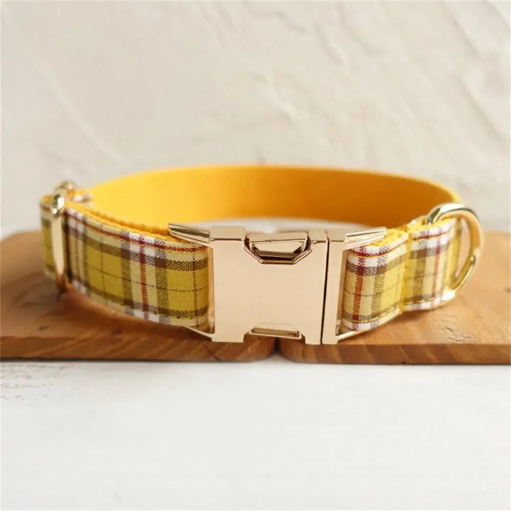 Collier pour chien personnalisĂ© avec gravure gratuite et laisse assortie đ Boucle en mĂ©tal personnalisĂ©e