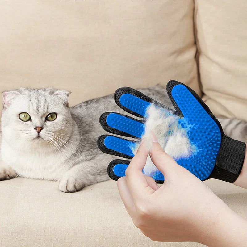 Gant de toilettage pour animaux de compagnie 🐾 Gant d'épilation doux pour chiens et chats 🐶🐱