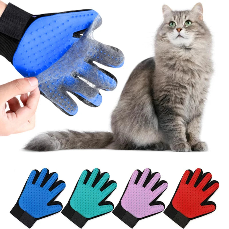 Gant de toilettage pour animaux de compagnie 🐾 Gant d'épilation doux pour chiens et chats 🐶🐱