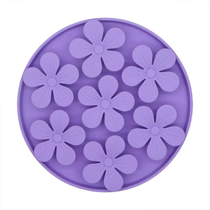 🐾 Slow Feed Silicone Mat for Dogs & Cats – Suction Cup Slow Feeder & Treat Dispenser 🍽️