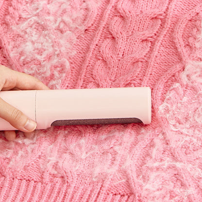 Brosse anti-poils d'animaux réutilisable 2 en 1 – Rouleau anti-peluches autonettoyant