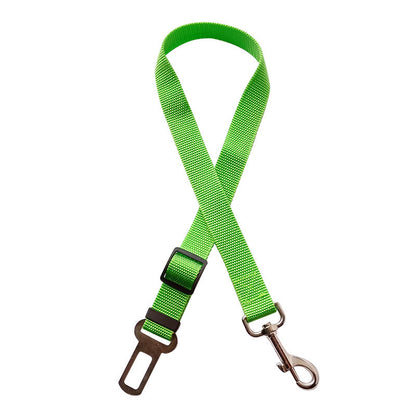 🚗 Adjustable Pet Car Seatbelt – Safety Harness for Dogs & Cats 🐶🐱