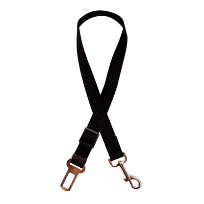 🚗 Adjustable Pet Car Seatbelt – Safety Harness for Dogs & Cats 🐶🐱