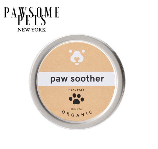 Soft Pawsome™ Paw Soother Balm – Organic Healing for Dry & Cracked Paws 🐾