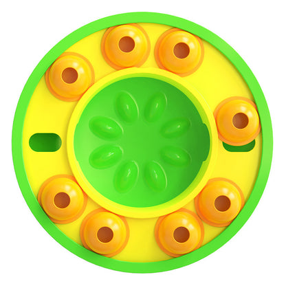 Jouet puzzle et mangeoire lente pour chien – Stimulateur de QI interactif