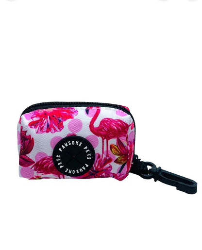 🖤 Heavy-Duty Neoprene Waste Bag Holder-Hawaii flamingo