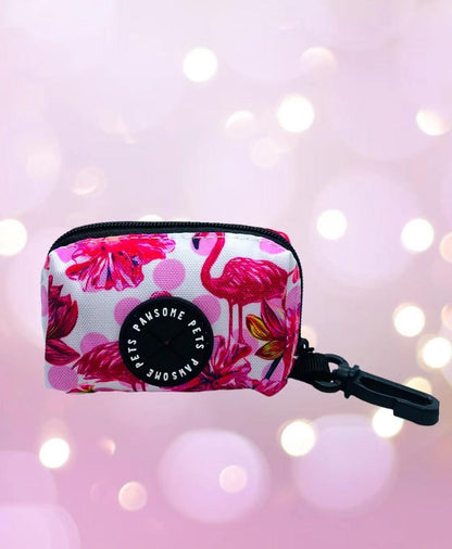 🖤 Heavy-Duty Neoprene Waste Bag Holder-Hawaii flamingo