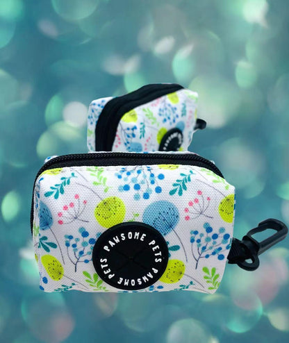 🖤 Heavy-Duty Neoprene Waste Bag Holder-sky blue floral