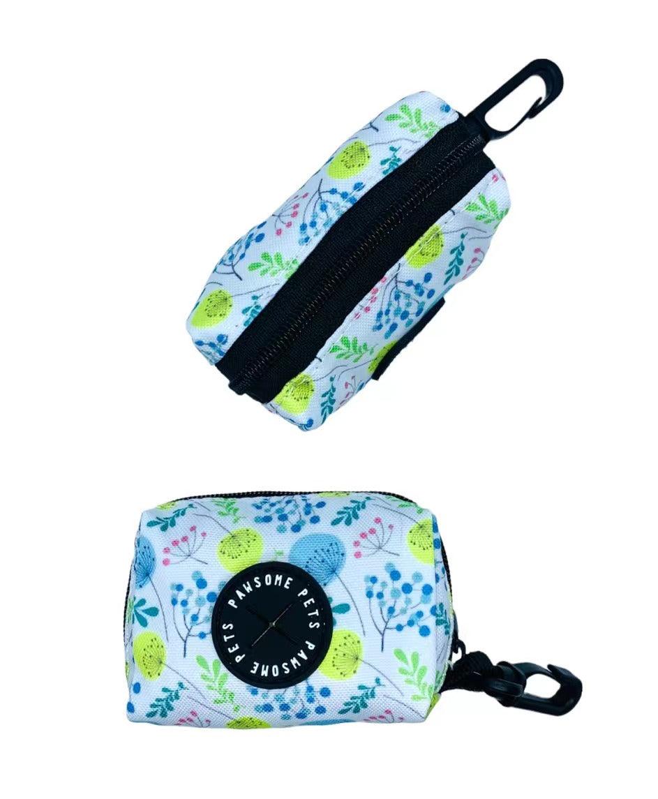 🖤 Heavy-Duty Neoprene Waste Bag Holder-sky blue floral