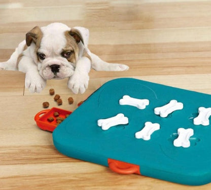 Puzzle de chasse au trésor Pet Casino pour renverser de la nourriture