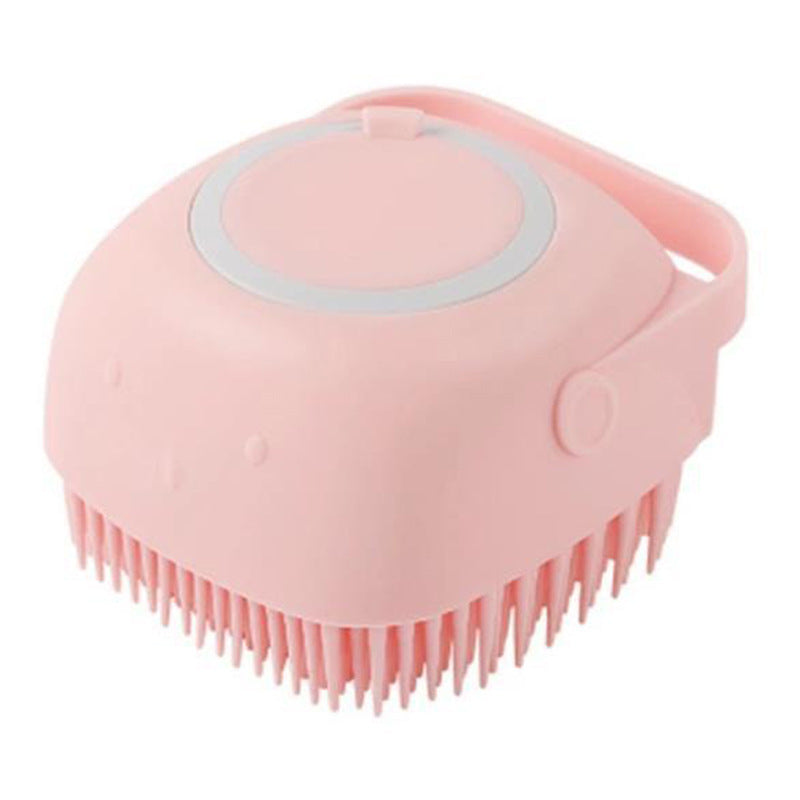 Gants de bain en silicone pour chien 🧼 Brosse de massage pour animaux de compagnie avec distributeur de shampoing 🐶🐱