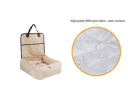 🐾 Multi-Purpose Pet Bed – Washable Travel Dog Seat for Home & Car Use 🛋️🚗