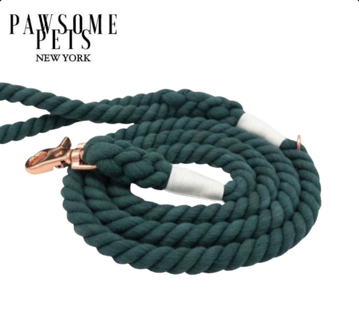 Rope Leash - Emerald