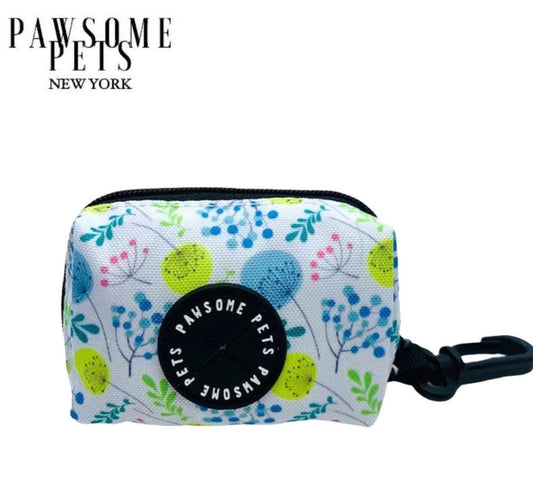 🖤 Heavy-Duty Neoprene Waste Bag Holder-sky blue floral