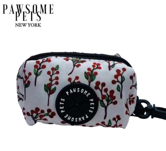🖤 Heavy-Duty Neoprene Waste Bag Holder-Red floral