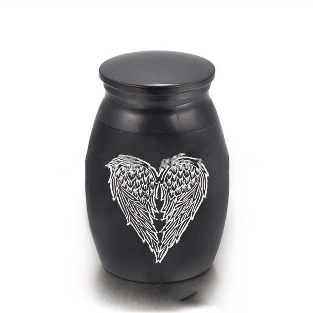 🌈 Pet Ashes Keepsake Jar with Angel Wings
