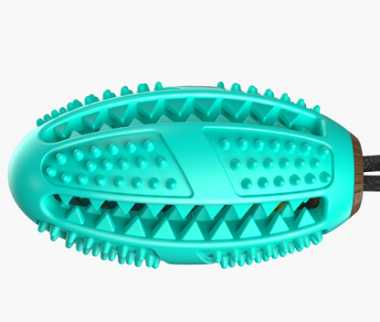 🐶 Dog Toothbrush Rubber Bone – Dental Cleaning Chew Toy 🦷