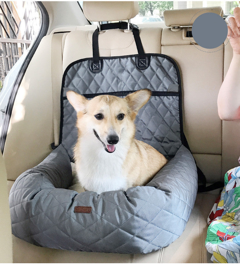 🐾 Multi-Purpose Pet Bed – Washable Travel Dog Seat for Home & Car Use 🛋️🚗