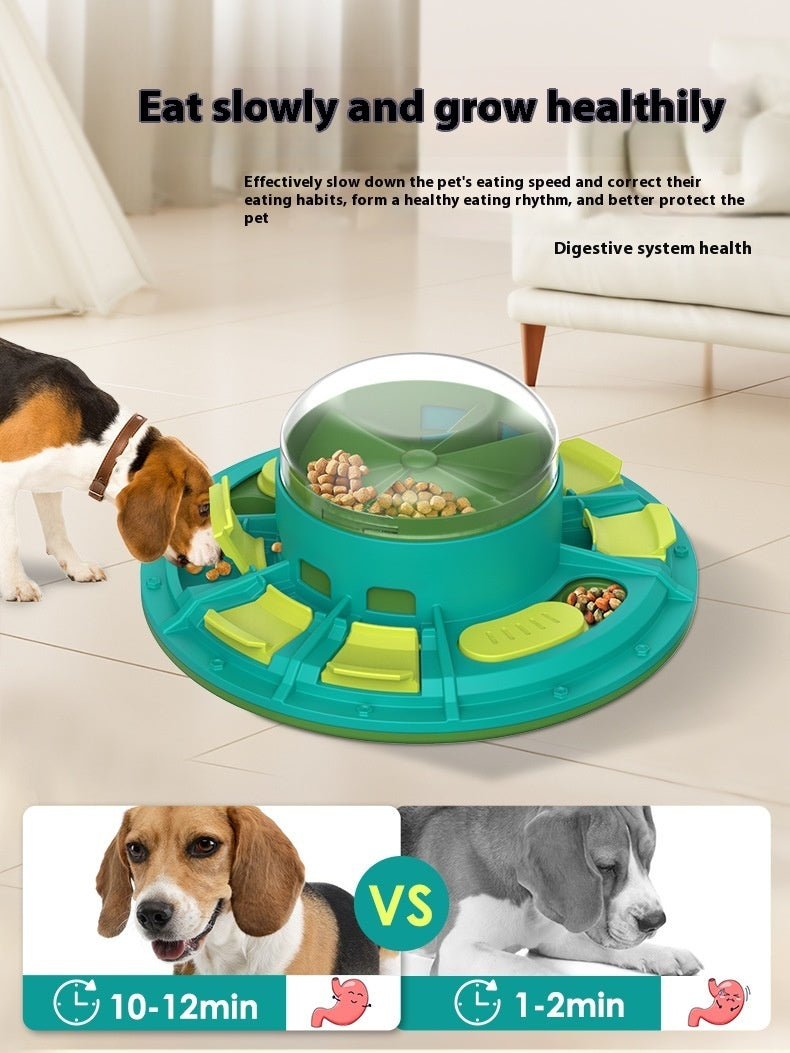 Jouet interactif pour chien – Stimulateur de QI et distributeur d'aliments lents