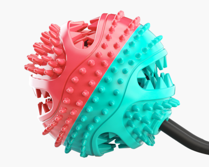 🐶 Dog Toothbrush Rubber Bone – Dental Cleaning Chew Toy 🦷