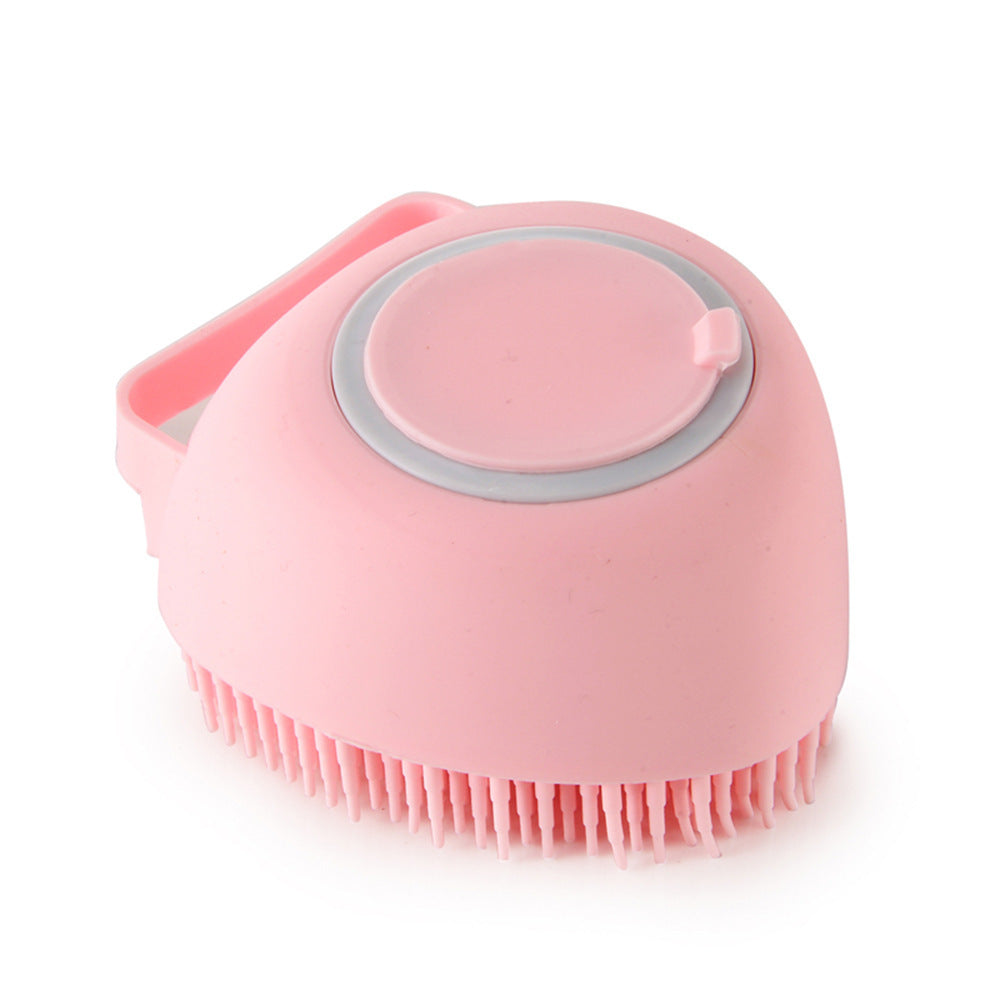 Gants de bain en silicone pour chien 🧼 Brosse de massage pour animaux de compagnie avec distributeur de shampoing 🐶🐱