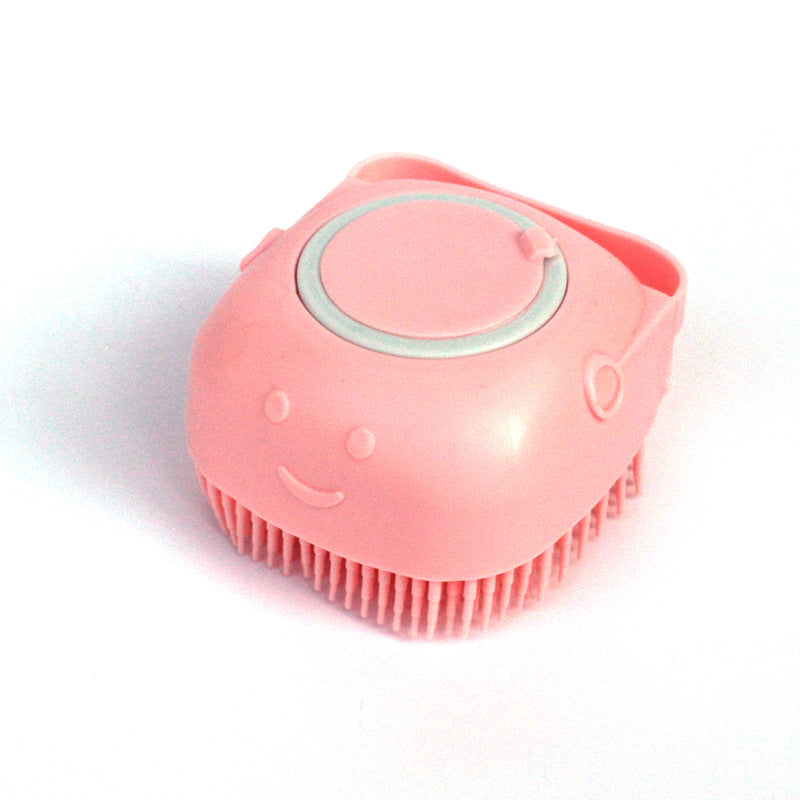 Gants de bain en silicone pour chien 🧼 Brosse de massage pour animaux de compagnie avec distributeur de shampoing 🐶🐱