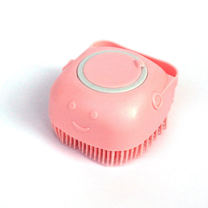 Gants de bain en silicone pour chien 🧼 Brosse de massage pour animaux de compagnie avec distributeur de shampoing 🐶🐱