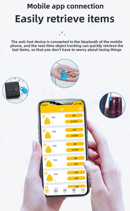 Gadget anti-perte Bluetooth innovant 💧 Design goutte d'eau 🔗 Bluetooth 5.2