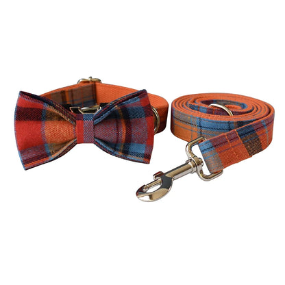 Collier pour chien design Grid, ensemble de laisses de luxe pour animaux de compagnie, colliers, ceinture de cou pour chien avec nœud gravé gratuit, accessoires pour chien Grid 10