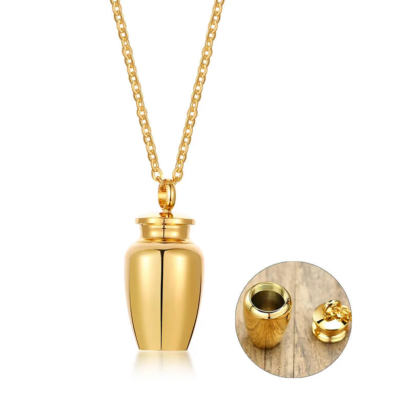 Urn Necklace Pendant 💖 Cremation Jewelry