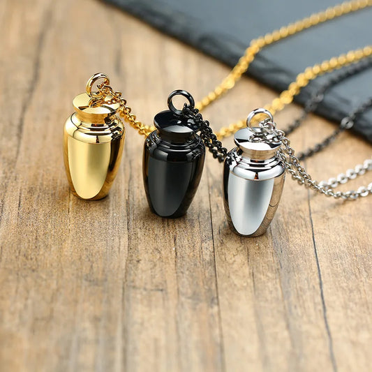 Urn Necklace Pendant 💖 Cremation Jewelry
