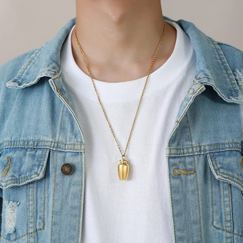 Urn Necklace Pendant 💖 Cremation Jewelry