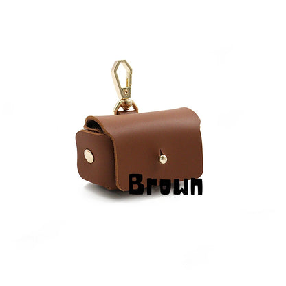 Pochette porte-alliances en cuir avec initiales personnalisées – Porte-alliances pour collier de chien personnalisé 💍🐾