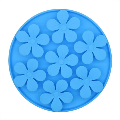 🐾 Slow Feed Silicone Mat for Dogs & Cats – Suction Cup Slow Feeder & Treat Dispenser 🍽️