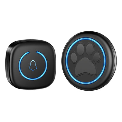 Sonnette de dressage pour animaux de compagnie – Sonnette tactile pour chiens et chats 🔔 60 chansons, portée de 300 m