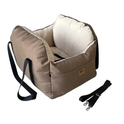 🛋️ Portable Pet Car Seat Bed Booster – Washable Travel Bed for Small Dogs & Cats 🐶🐱