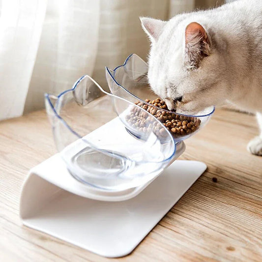 🐾 Non-Slip Double Cat & Dog Bowl Set – Stylish Feeding Made Easy! 🥣🐶🐱