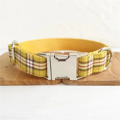 Collier pour chien personnalisé avec gravure gratuite et laisse assortie 🐕 Boucle en métal personnalisée 