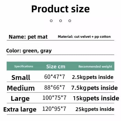 🛏️ New Corduroy Pet Bed – Soft, Warm & Washable for Dogs & Cats 🍂🐾
