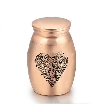 🌈 Pet Ashes Keepsake Jar with Angel Wings