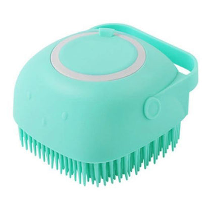 Gants de bain en silicone pour chien 🧼 Brosse de massage pour animaux de compagnie avec distributeur de shampoing 🐶🐱