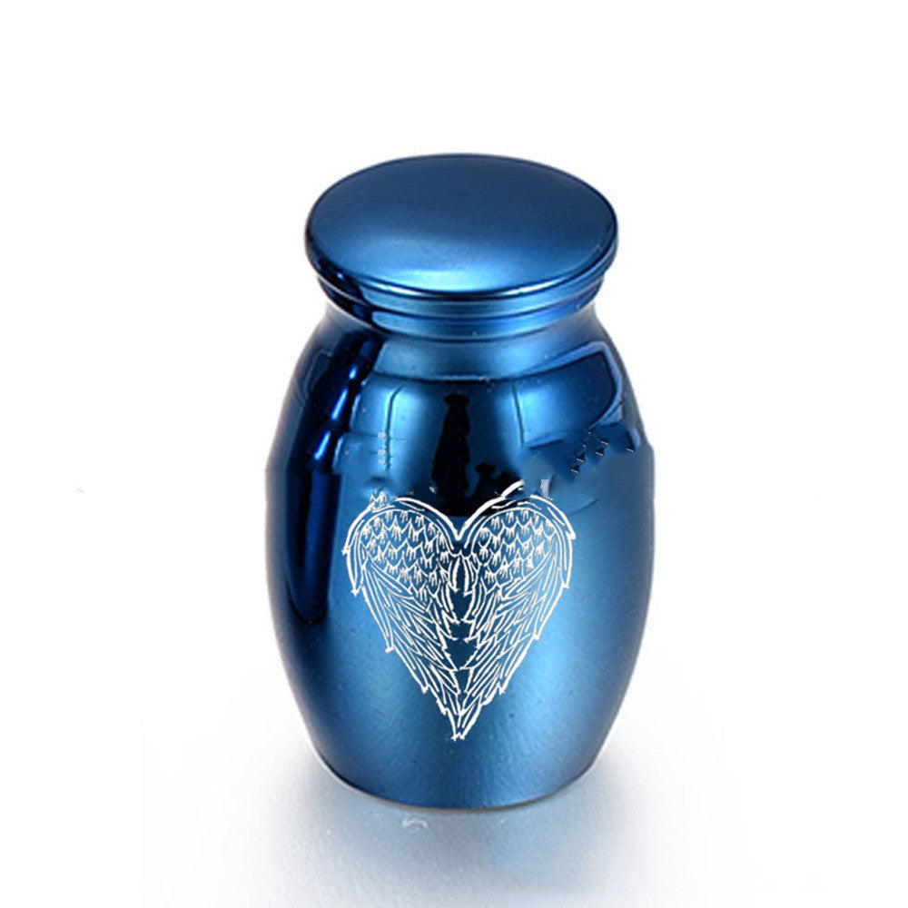 🌈 Pet Ashes Keepsake Jar with Angel Wings