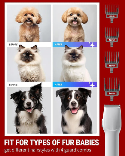 🐶 Dog Grooming Vacuum Kit – Easy Grooming & Fur-Free Home 🐾