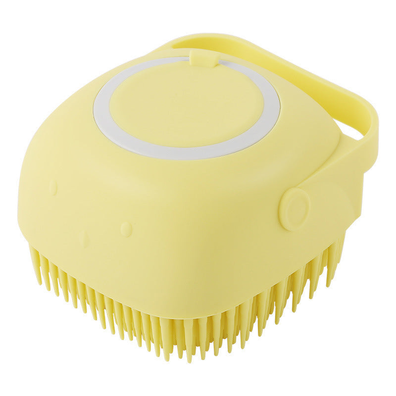 Gants de bain en silicone pour chien 🧼 Brosse de massage pour animaux de compagnie avec distributeur de shampoing 🐶🐱